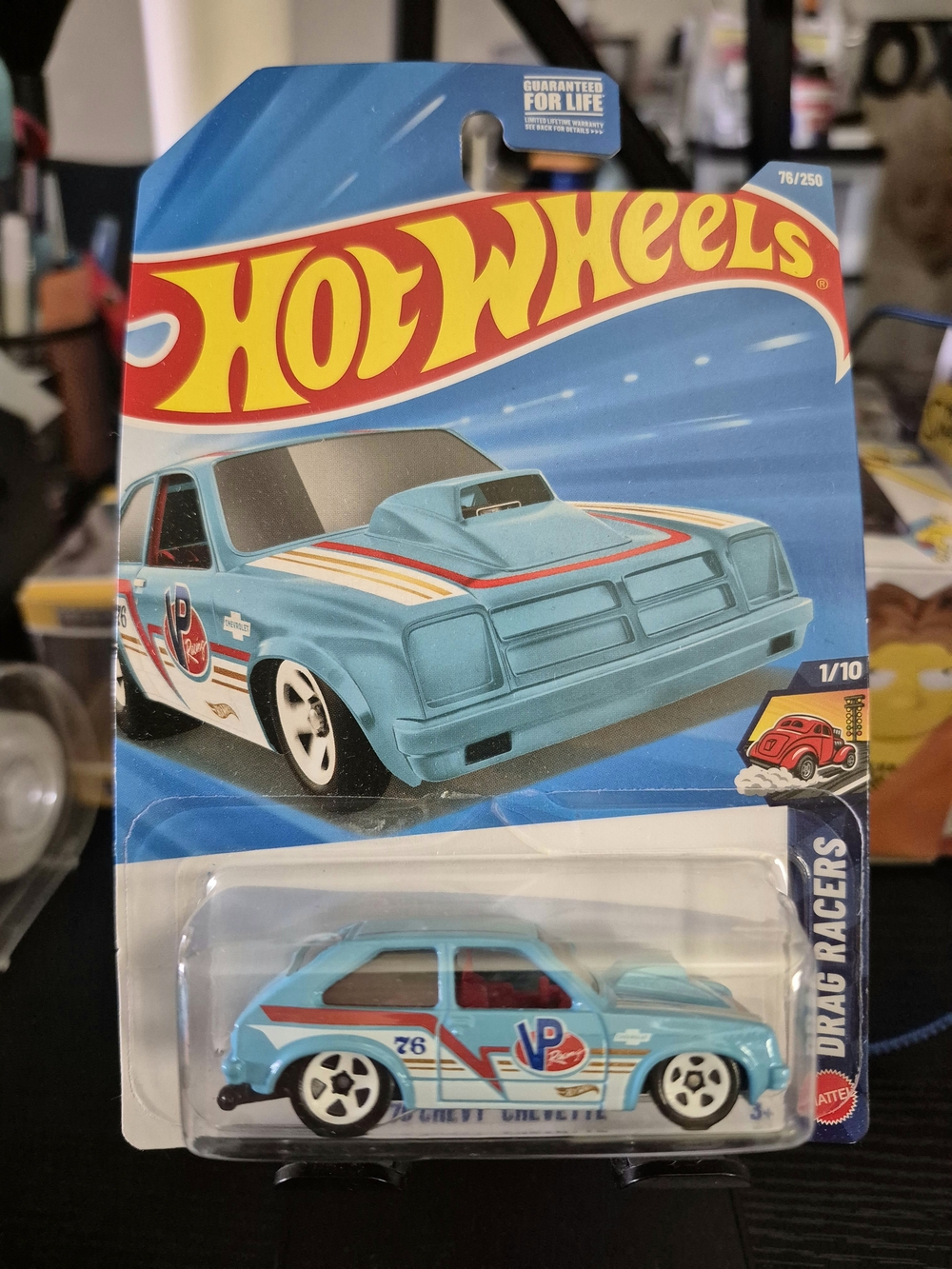 Hotwheels 1976 Chevy Chevette Racing Kids Toy Car